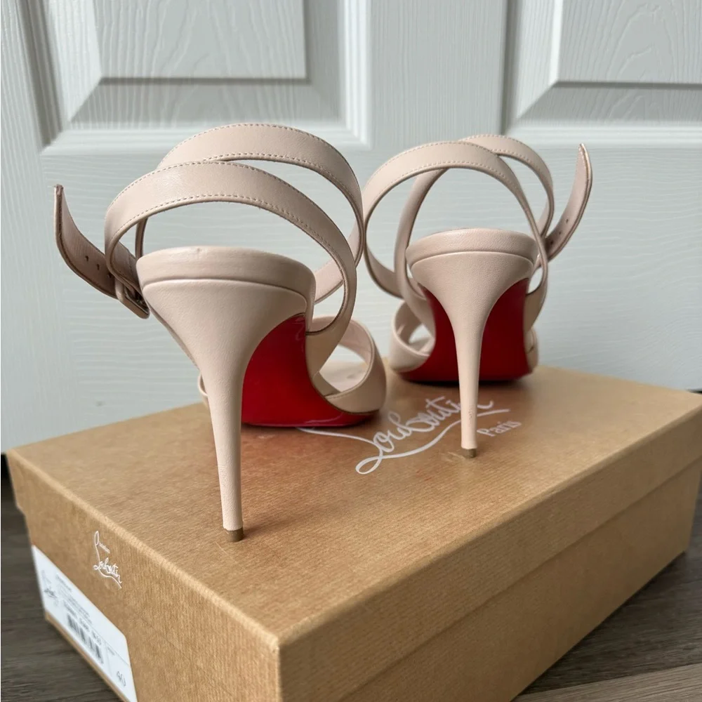 Christian Louboutin Mariza 85 Leather Sandals - Picture 9 of 12